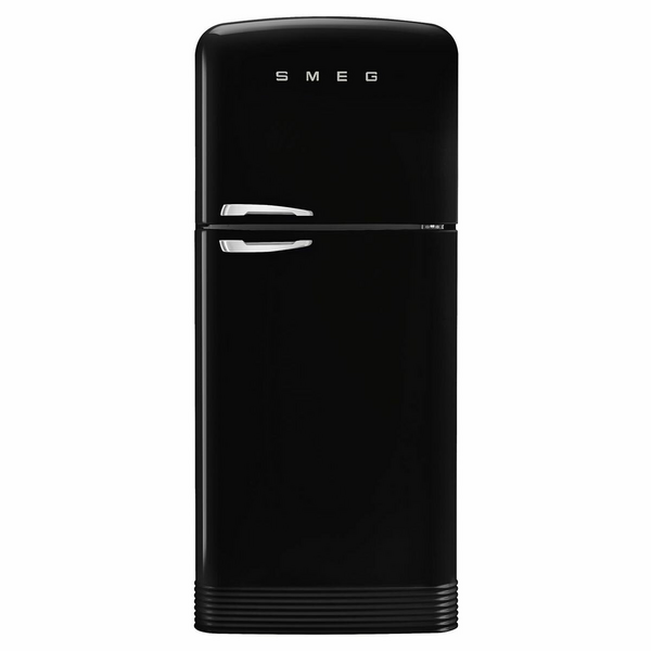Smeg FAB 50's Style 524L Top Mount Refrigerator Black FAB50RBL5AU