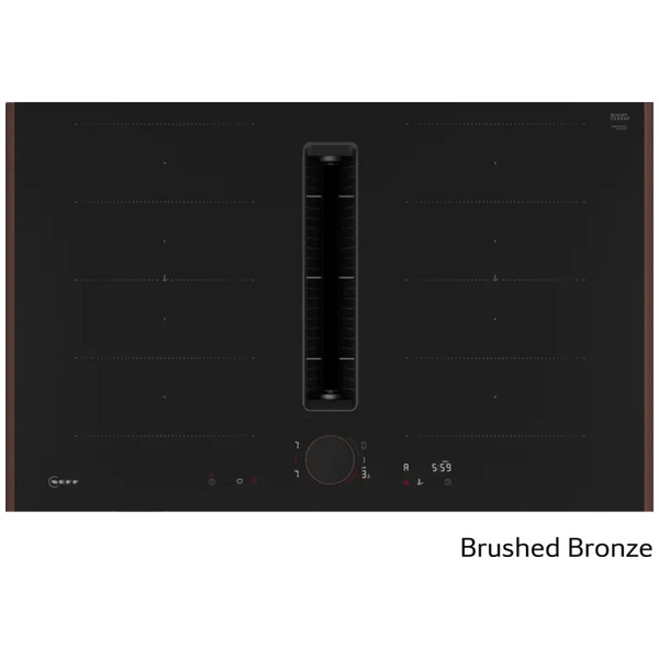 NEFF 80cm Induction Flex Design with Integrated Downdraft Brushed Bronze V68YYX4C1-BB