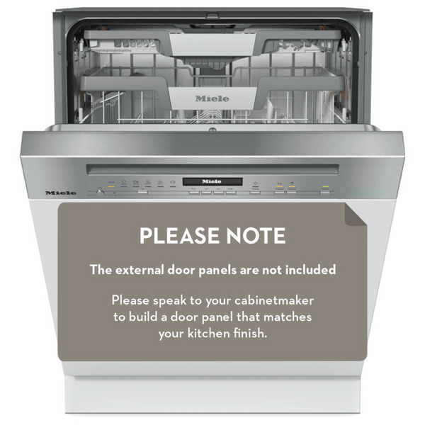Miele Semi Integrated Dishwasher with AutoDos - Stainless Steel G7130SCICLST