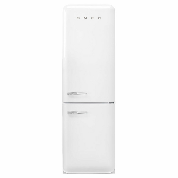 Smeg FAB 50's Style 331L Bottom Mount Refrigerator White FAB32RWH5AU