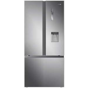 Haier 489L French Door Frost Free Fridge with Water Dispenser Satina Silver HRF520FHS