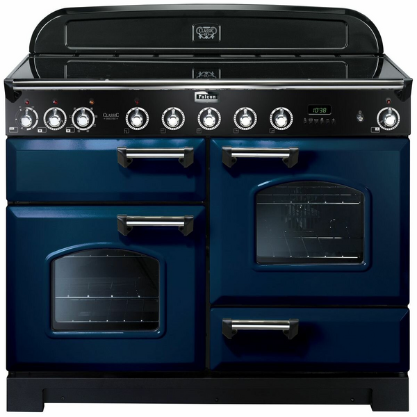 Falcon 110cm Classic Deluxe Freestanding Induction Oven/Stove Royal Blue - Special Order CDL110EIRBCH