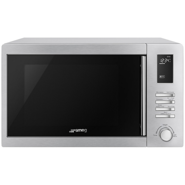 Smeg 34L Inverter Microwave with Grill 1000W SAM34XI