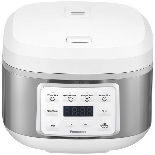Panasonic 8-Cup Rice & Multi Cooker SR-DA152WST