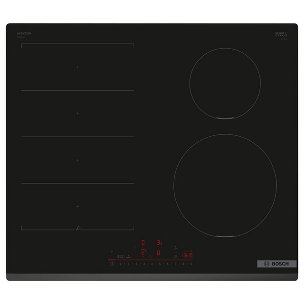 Bosch 60cm Series 6 Flex Induction Cooktop Black PIX631HC1H