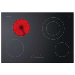 Fisher & Paykel Series 5 75cm Electric Cooktop Black Glass CE754DTB1