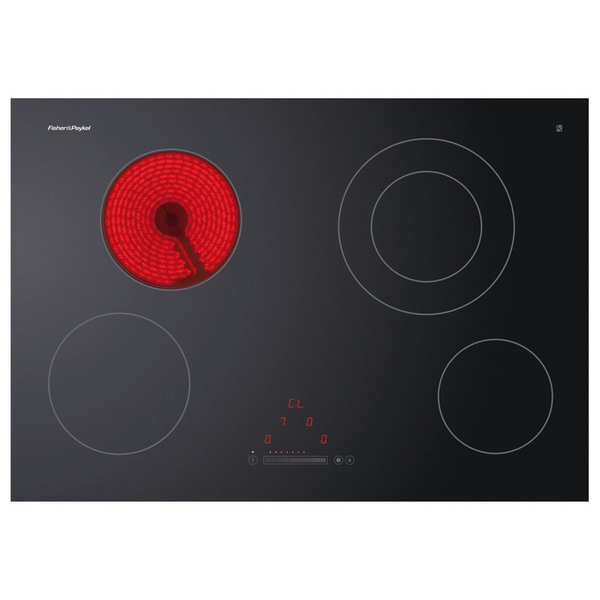 Fisher & Paykel Series 5 75cm Electric Cooktop Black Glass CE754DTB1