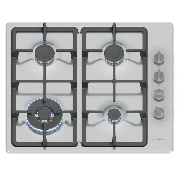 Bosch 60cm Series 2 Gas Cooktop Stainless Steel PBH6B5K90A