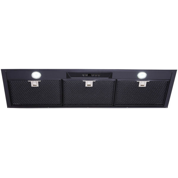 Schweigen 90cm Matte Black UnderMount Rangehood with ISO Drive SP Motor UM1170-9SBSEPAK