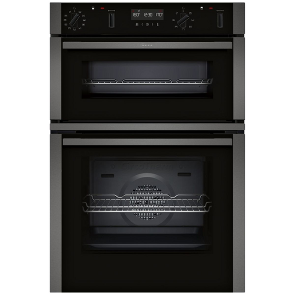 NEFF 60cm Graphite Grey Double Pyrolytic Oven U2ACH7AG7A