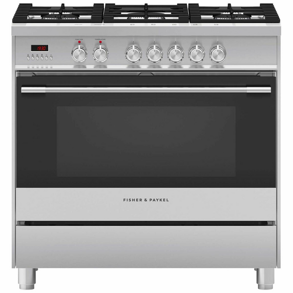 Fisher & Paykel Series 5 90cm Classic Freestanding Dual Fuel Cooker OR90SCG1LX1