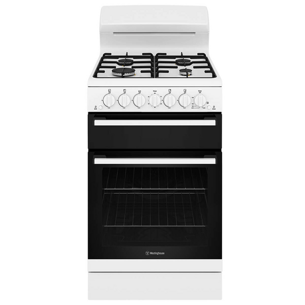 Westinghouse 54cm White Natural Gas Freestanding Oven WLG510WCH