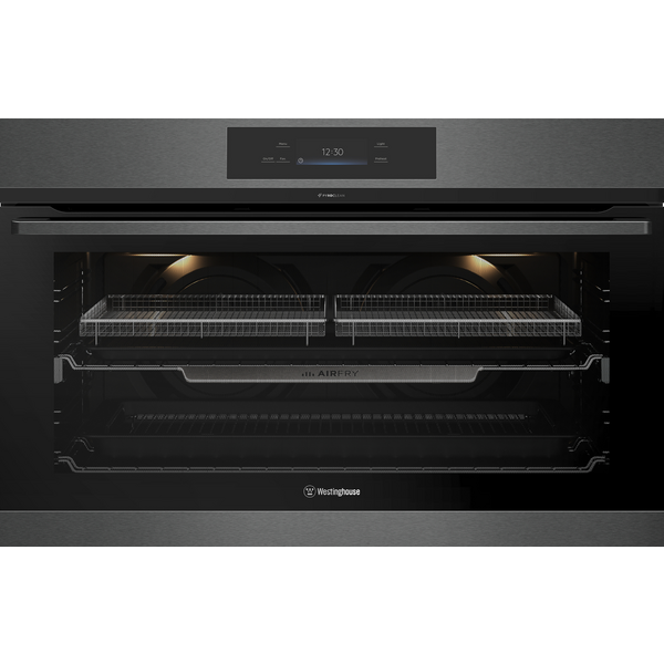Westinghouse 90cm Multi-Function Pyrolytic Oven and SteamBake Dark Stainless Steel WVEP9917DD