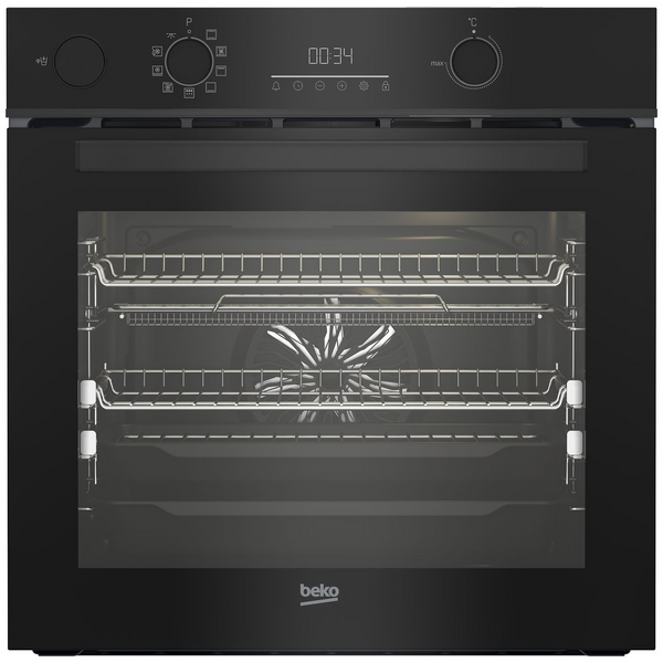 Beko 60cm Built-In Oven with Airfry-SteamAssist & Pyrolytic Cleaning BBO6851PSDX