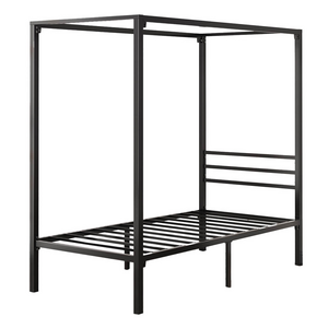 Zinus Patricia Single Metal Canopy Bed Frame Black AU-CPBF-S