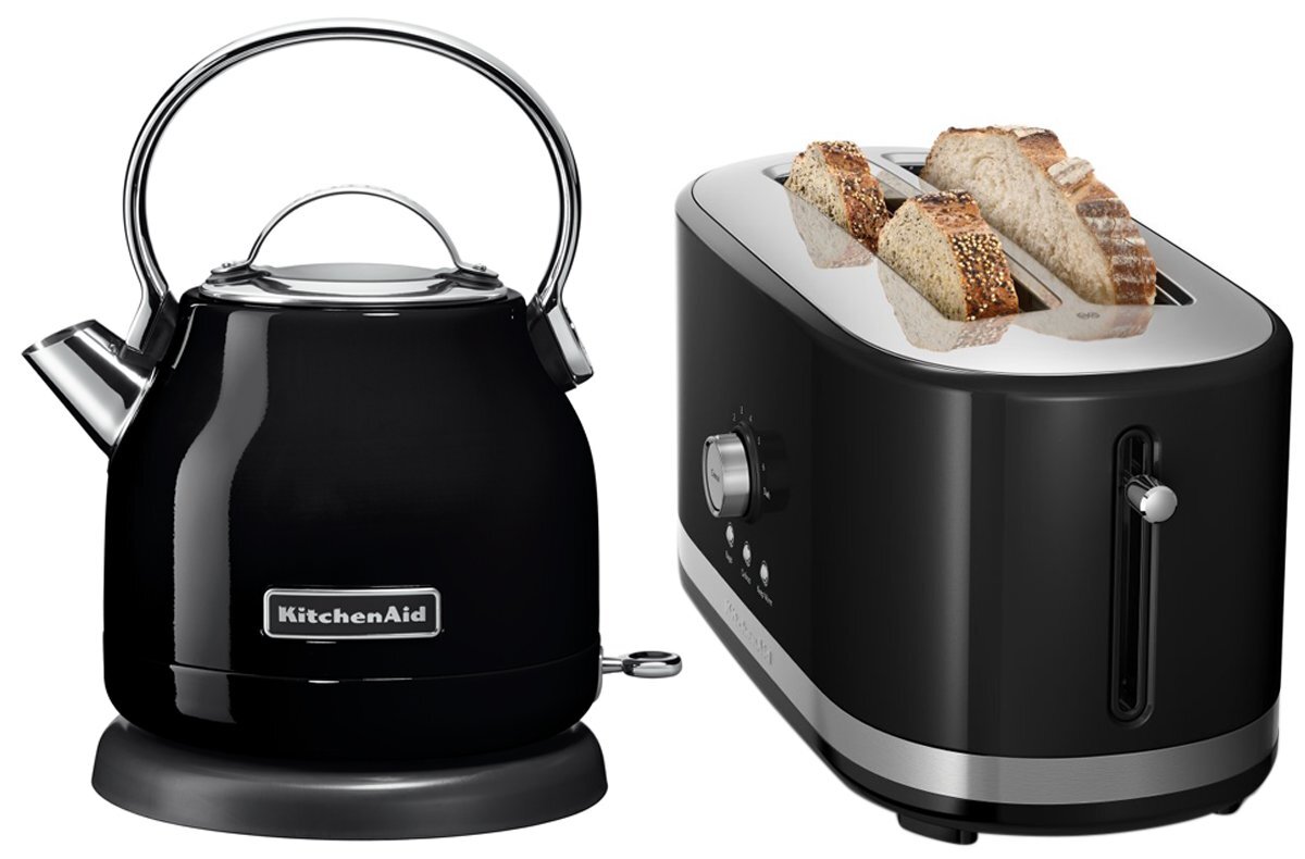 KitchenAid Kettle and Toaster Pack Onyx Black 4SBFESSENTPKOB