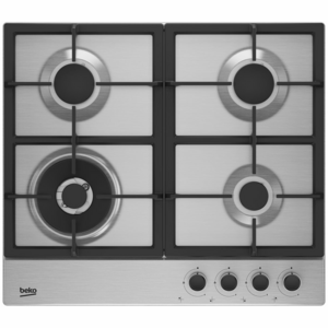 Beko 60cm Stainless Steel Gas Cooktop BCT60GX1