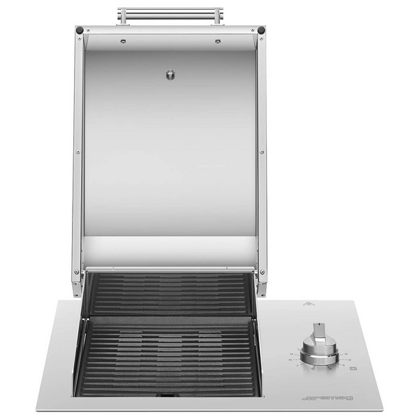 Smeg 60cm Universale Electric BBQ with Stainless Steel Lid BBQE60XAU