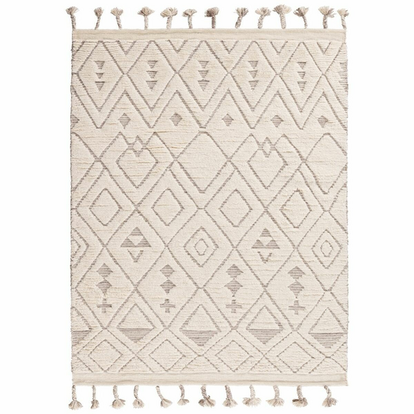 Cadrys Sahara Diamond Ivory/Taupe 300x400 Rug SAHDIT5 | Andoo