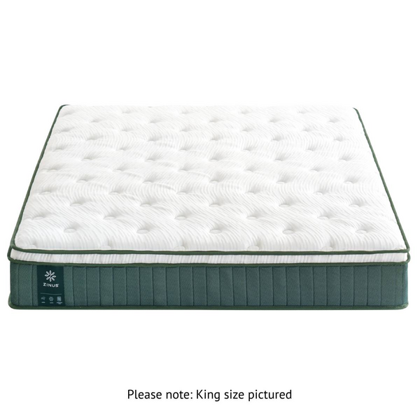 Zinus King Green Premium Pocket Spring Euro Top Mattress AU-MSSBO4ZC-10K