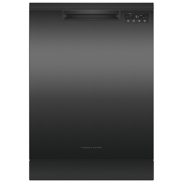 Fisher & Paykel Series 5 Contemporary Freestanding Dishwasher Black Steel DW60FC2B2