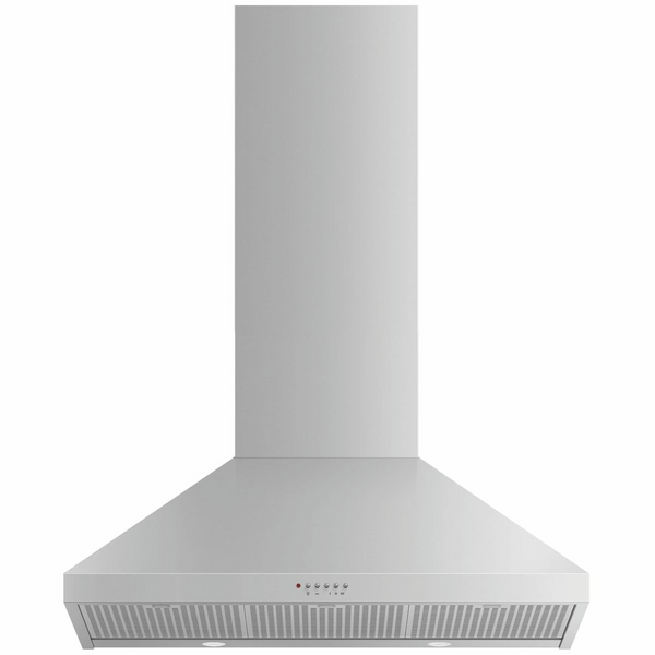 Fisher & Paykel Series 7 90cm Pyramid Chimney Wall Canopy Rangehood Stainless Steel HC90PCX1