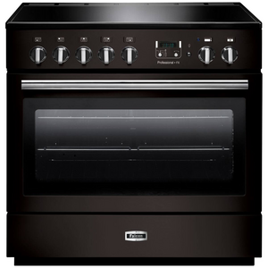 Falcon 90cm Professional Plus FX Induction Freestanding Oven/Stove Black and Chrome PROP90FXEIGB-CH