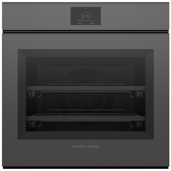 Fisher & Paykel Series 11 60cm Minimal Combi-Steam Oven Grey Glass OS60SMTNG1