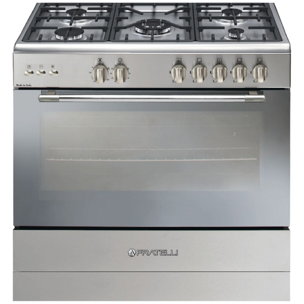 Fratelli 90cm Modena Gas Fuel Freestanding Oven/Stove-Electric Grill MO29650TFCPVIX