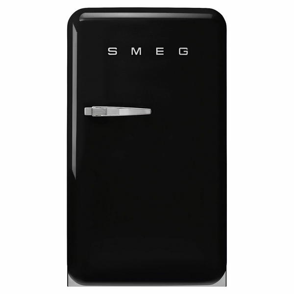 Smeg FAB 50's Style 135L Retro Refrigerator Black FAB10HRBL5AU