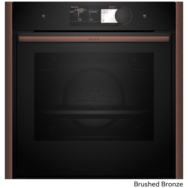 NEFF 60cm Pyrolytic Slide & Hide Oven with Added Steam Brushed Bronze B69VY7MY0A-BB