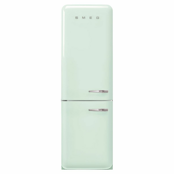 Smeg FAB 50's Style 331L Bottom Mount Refrigerator Pastel Green FAB32LPG5AU