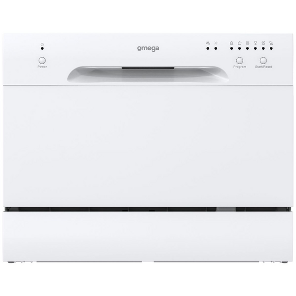 Omega 55cm Benchtop Dishwasher White ODW101W