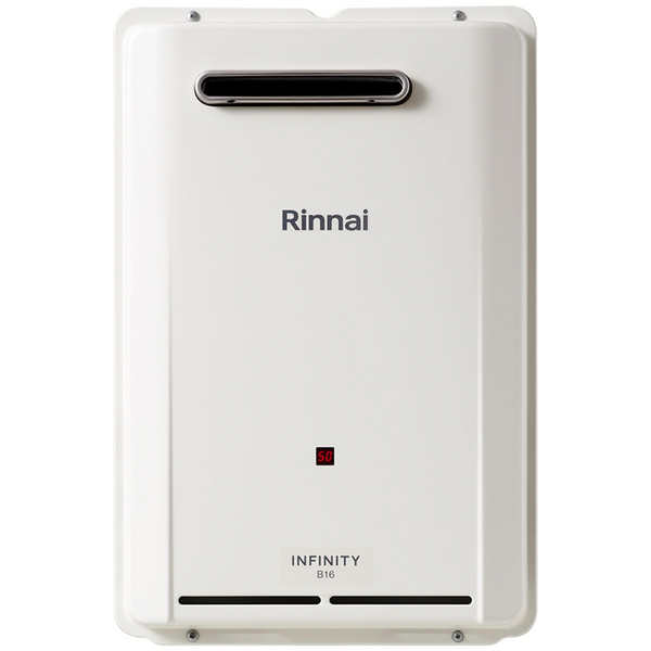 Rinnai Infinity 16 Continuous Flow Natural Gas Hot Water Pre-Set 50 Degrees INF16N50B