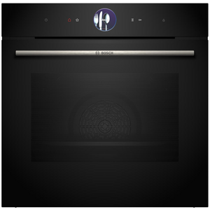 Bosch Series 8 Black MultiFunction Oven With Steam HRG776MB1A