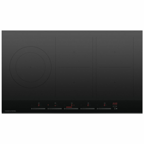 Fisher & Paykel Series 7 90cm Induction Cooktop Black Glass CI905DTB4