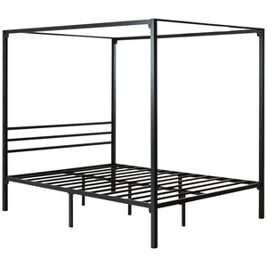 Zinus Patricia Double Metal Canopy Bed Frame Black AU-CPBF-D