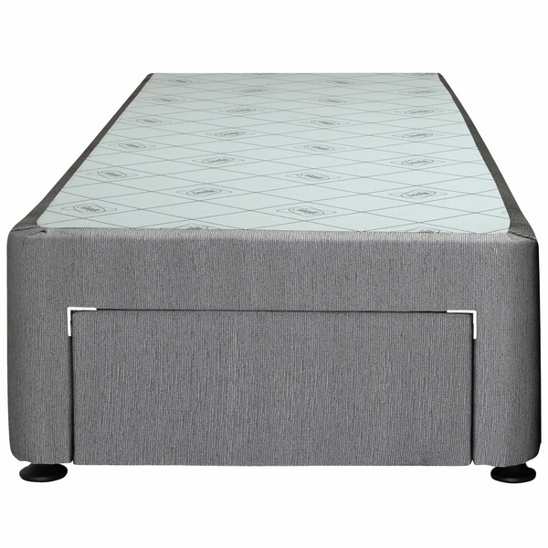 Sealy Long Single Spacesaver Base - Front Drawer In Charcoal - 728182