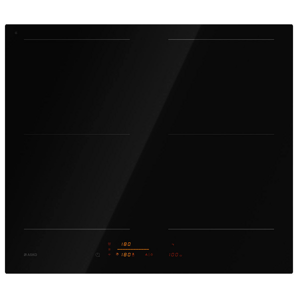 ASKO 60cm Series 5 4 Zone Induction Cooktop Black HI5643FBG1