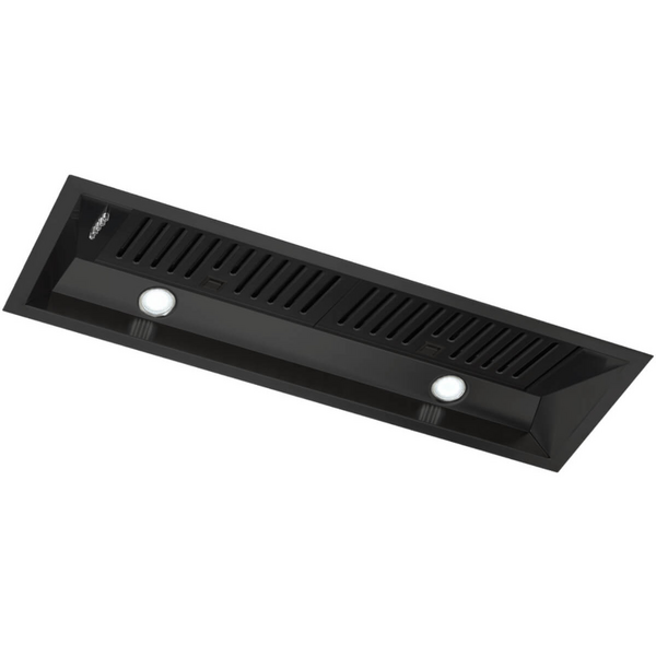 Schweigen 90cm Undermount Matte Black Rangehood with On-Board Motor WINU-9B