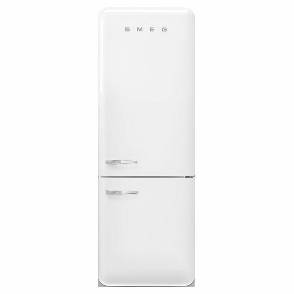 Smeg FAB 50's Style 481L Bottom Mount Refrigerator White FAB38RWH5AU