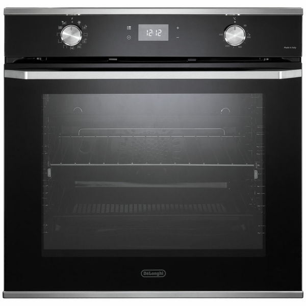 Delonghi 60cm 85L 11 Function Built-In Life Oven Black Glass NSM11NL