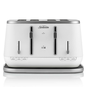Sunbeam Kyoto City Collection 4 Slice Toaster White TAM8004WH