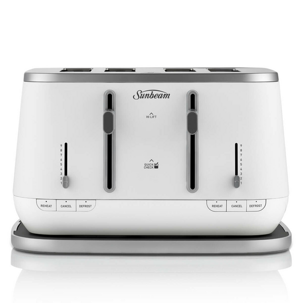 Sunbeam Kyoto City Collection 4 Slice Toaster White TAM8004WH
