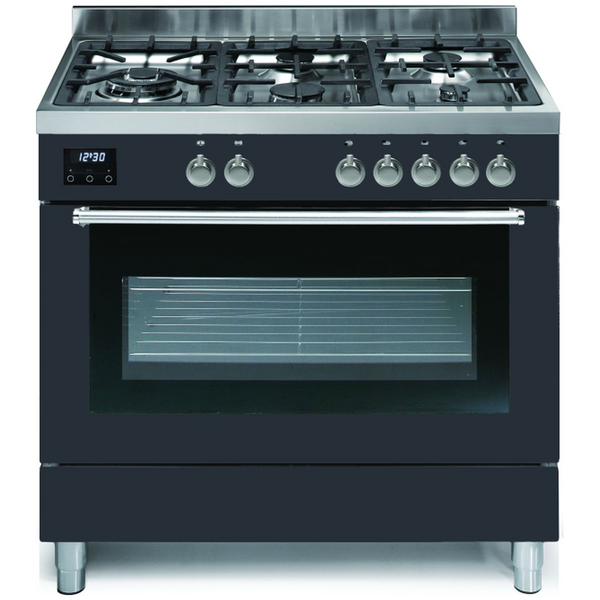 Fratelli 90cm Milano Dual Fuel Freestanding Oven/Stove Anthracite MI29650FEMANT