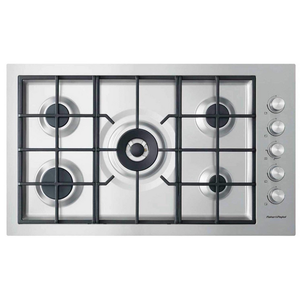 Fisher & Paykel Series 9 90cm Natural Gas Flush Fit Cooktop Stainless Steel CG905DWNGFCX3
