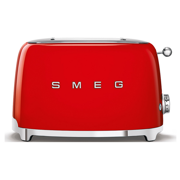 Smeg 50s Retro Style 2 Slice Toaster Red TSF01RDAU