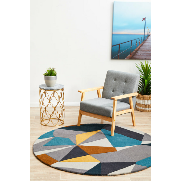 Rug Culture Matrix Small Saffron Rug 120X120CM - MTX-902-SAF-120X120 ...