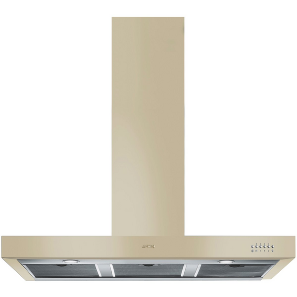 Smeg 110cm Victoria Aesthetic Cream Canopy Rangehood KSE110AP9