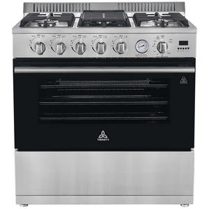 Trinity 90 cm Freestanding LP Gas Oven/Gas Cooktop with Gas Grill TRFSGO901LPG